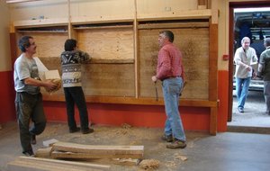 On vide le mur de tir