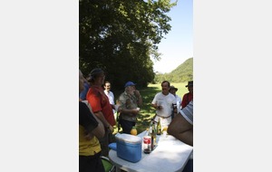 après l'initiation et les tirs de réglage du matin...