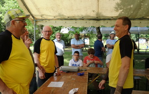 Récompense pour la meilleure flèche à 50m (oui… bon, t'as eu fait mieux que ça Olivier !)